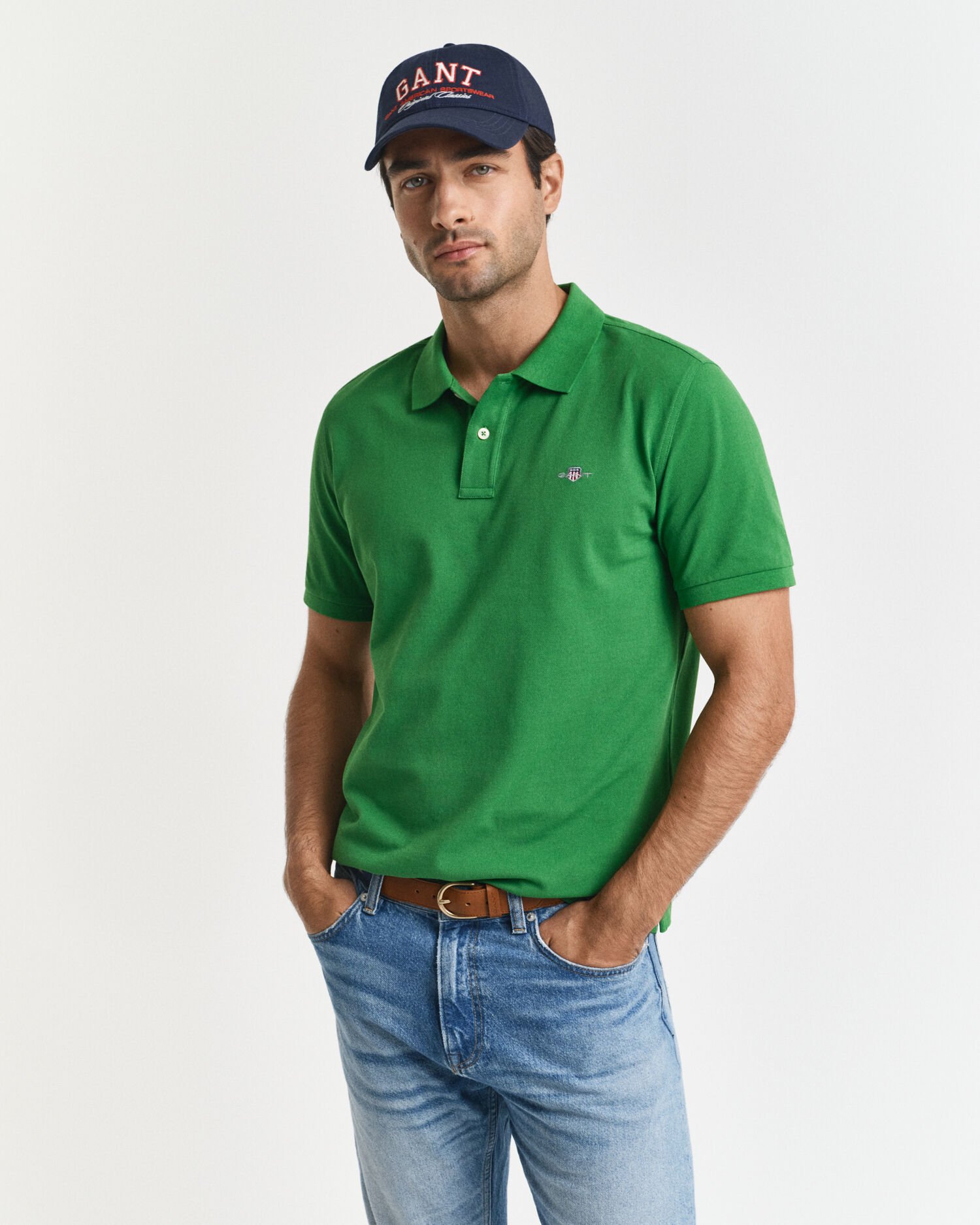 Regular Fit Shield Piqué Polo Shirt