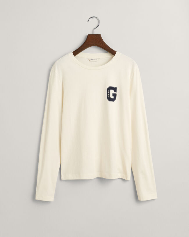 G Crew Neck Long Sleeve T-Shirt