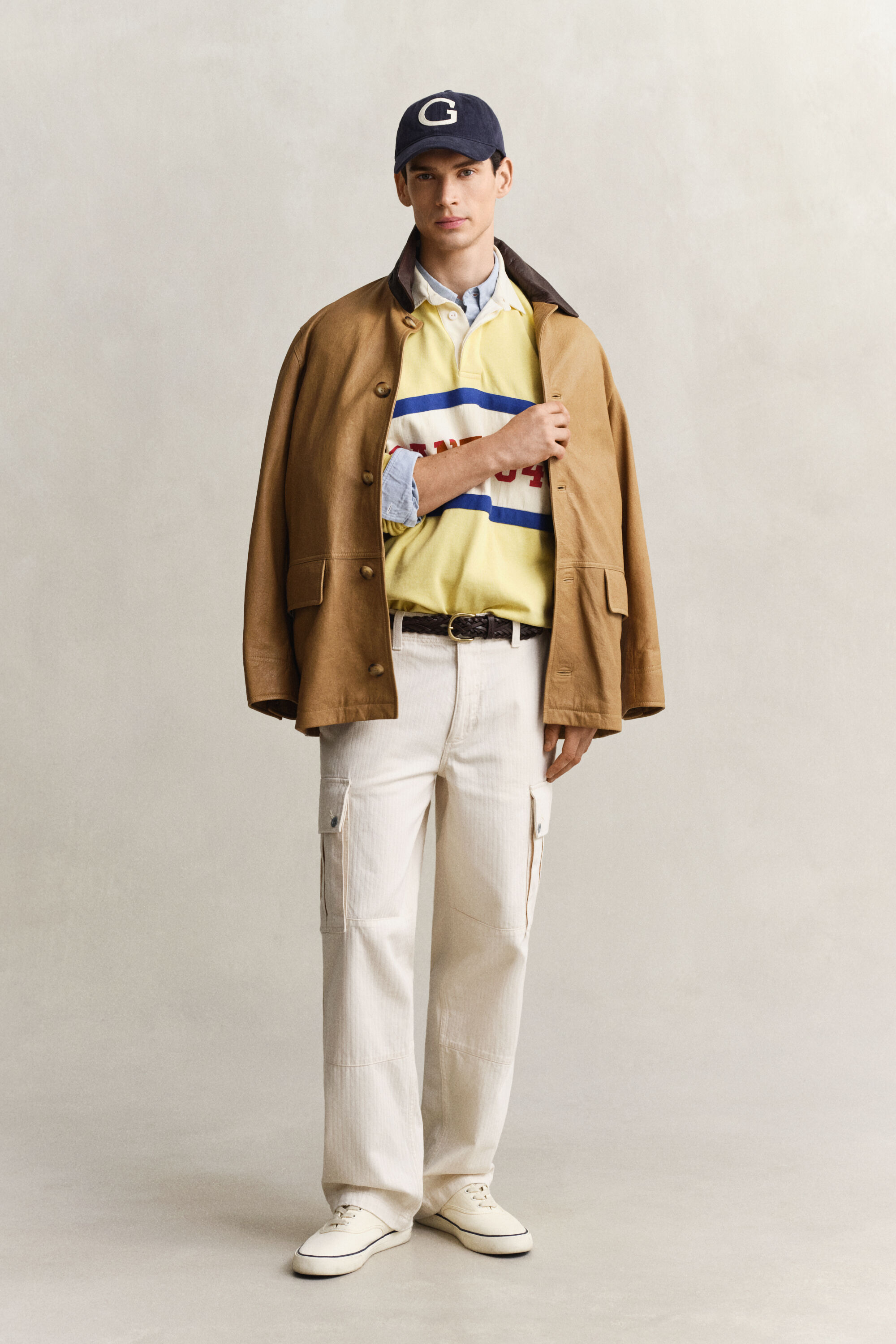 Herringbone Cargo Pants