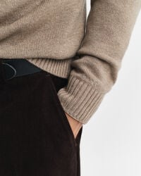 Cashmere Blend Crew Neck Sweater