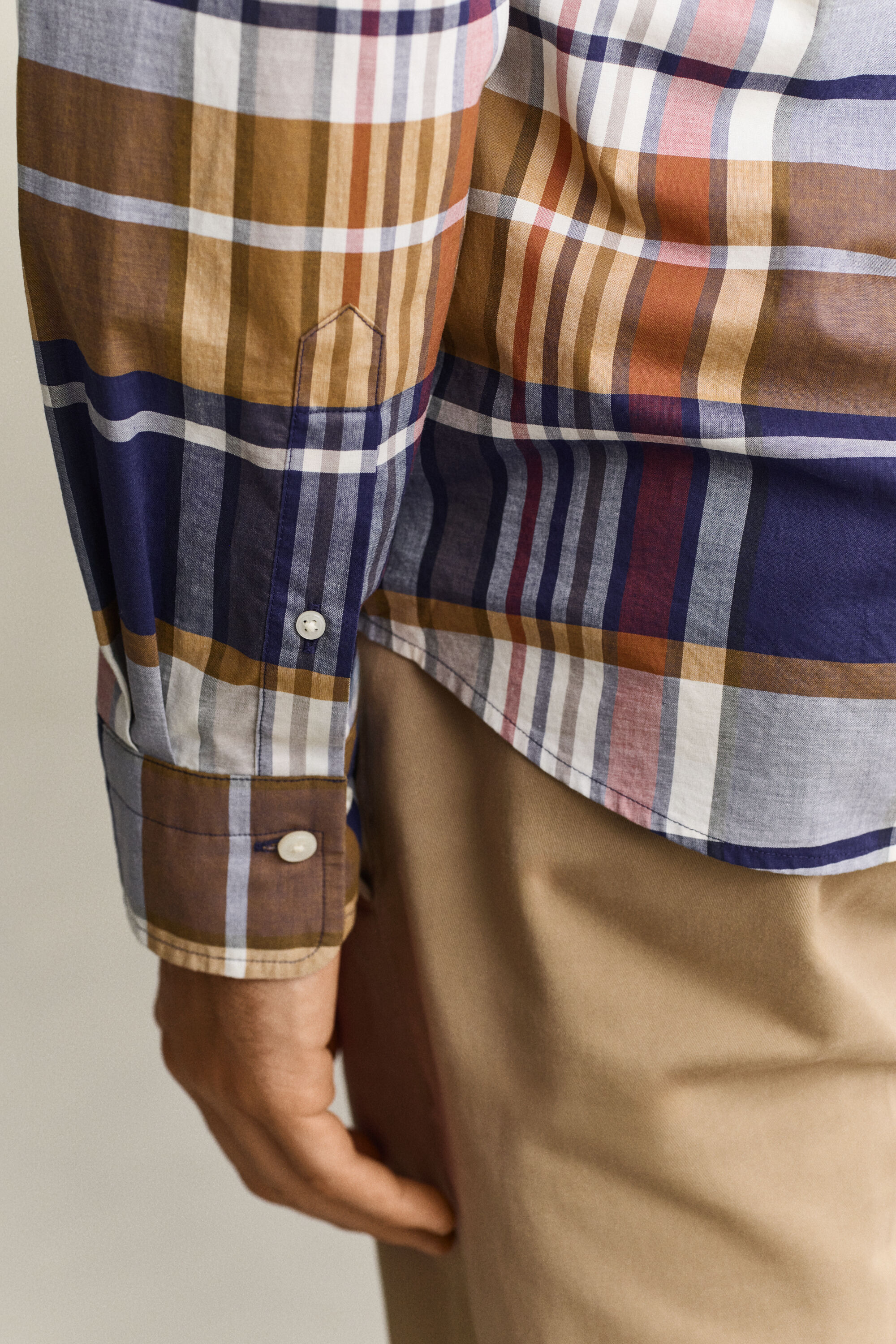 Gant x Yale Checked Poplin Shirt