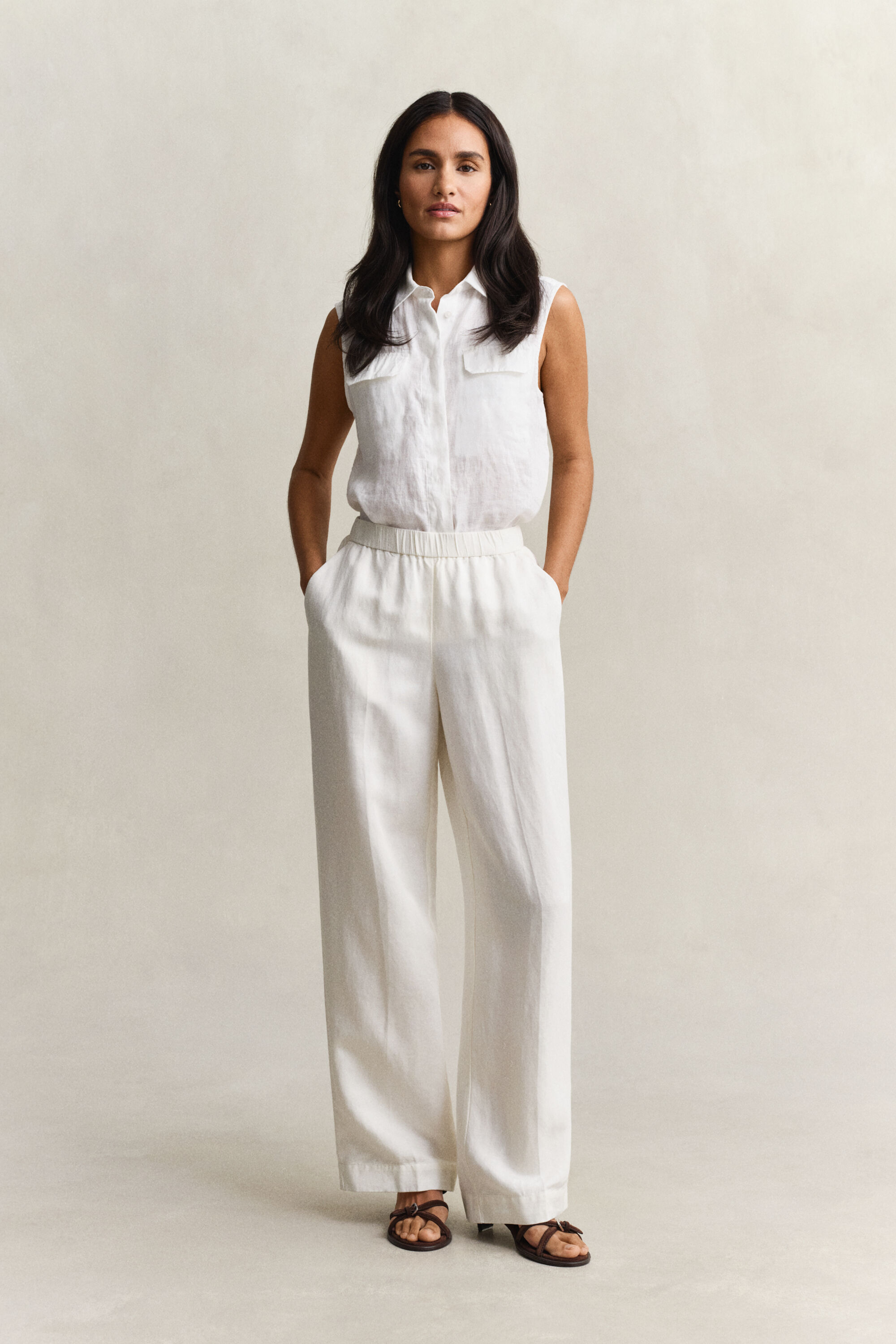 Linen Blend Pants