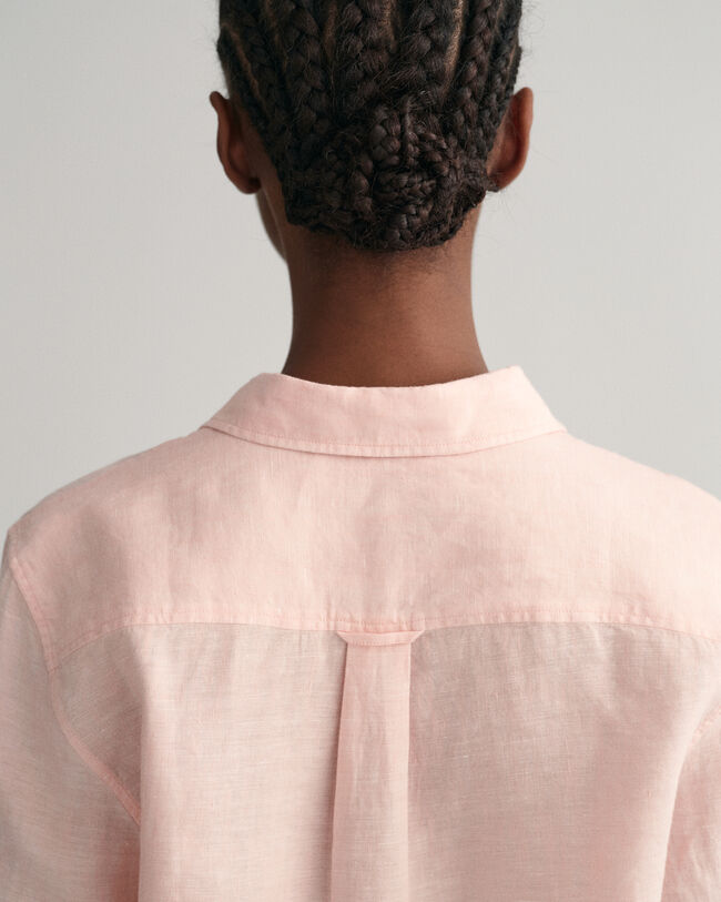 Regular Fit Linen Chambray Shirt