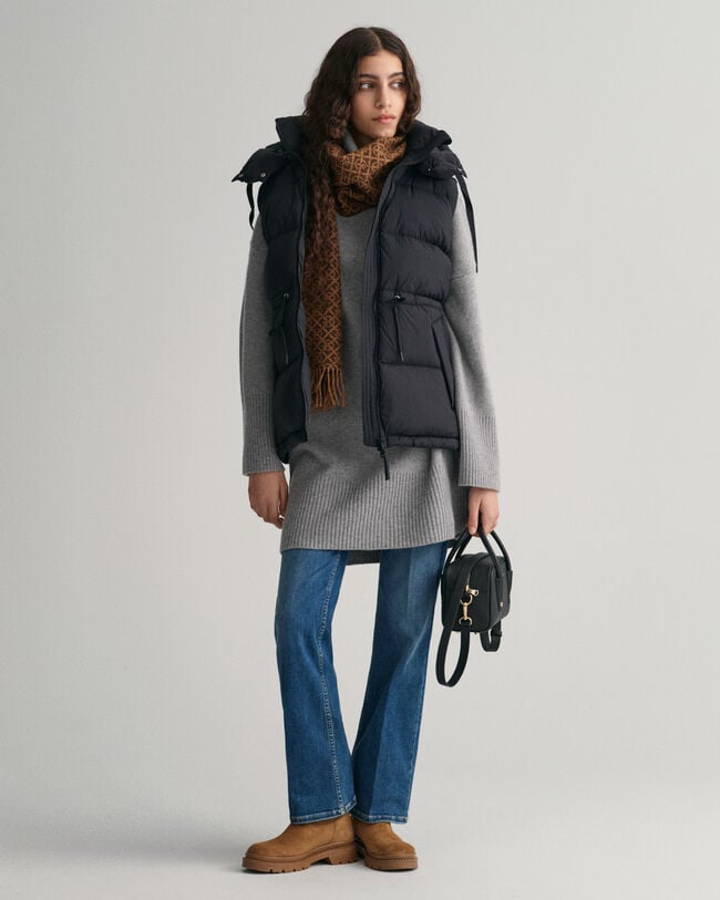 Mid Length Down Vest