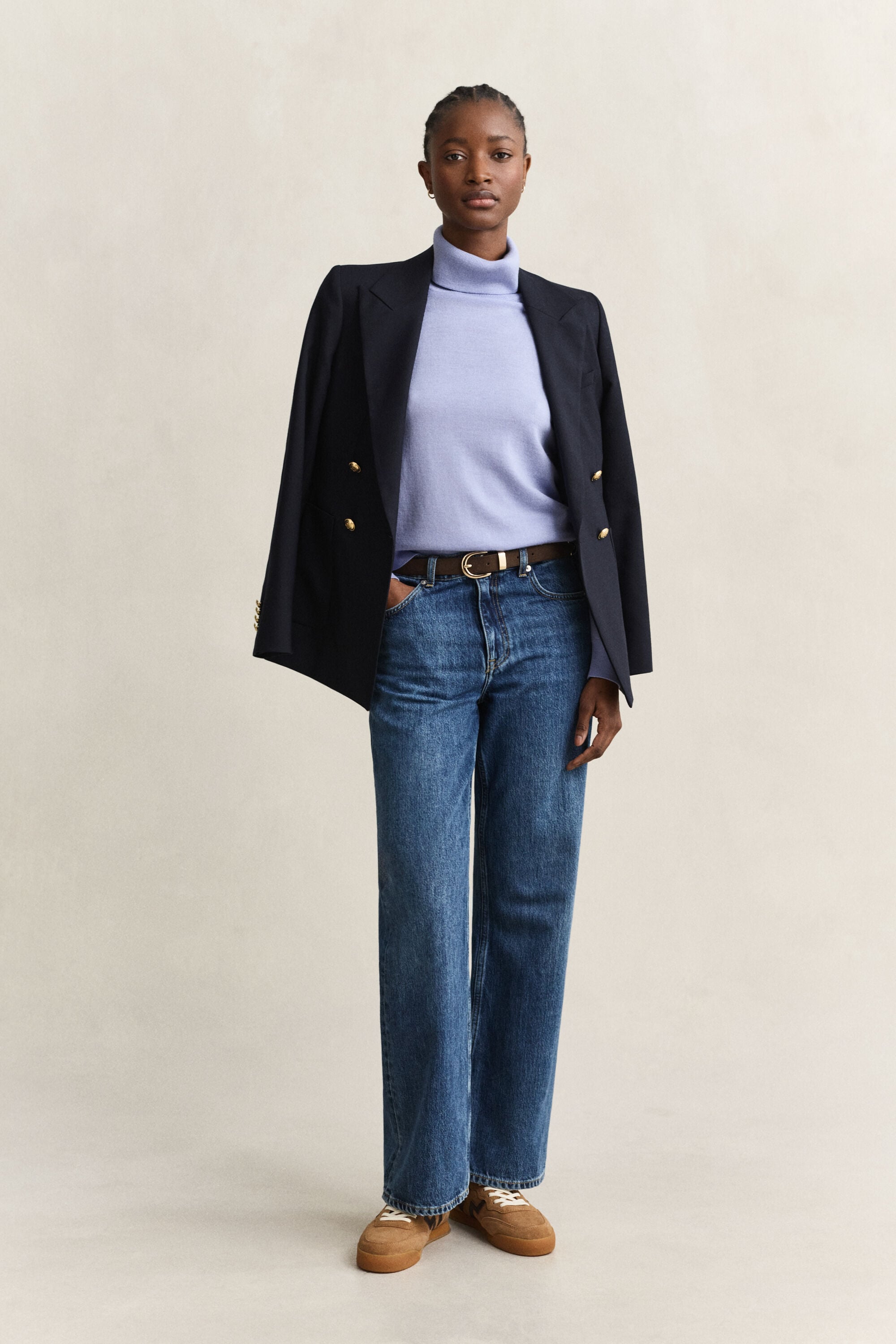 Extra Fine Merino Wool Turtleneck Sweater