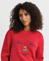 Graphic Crew Neck Sweater