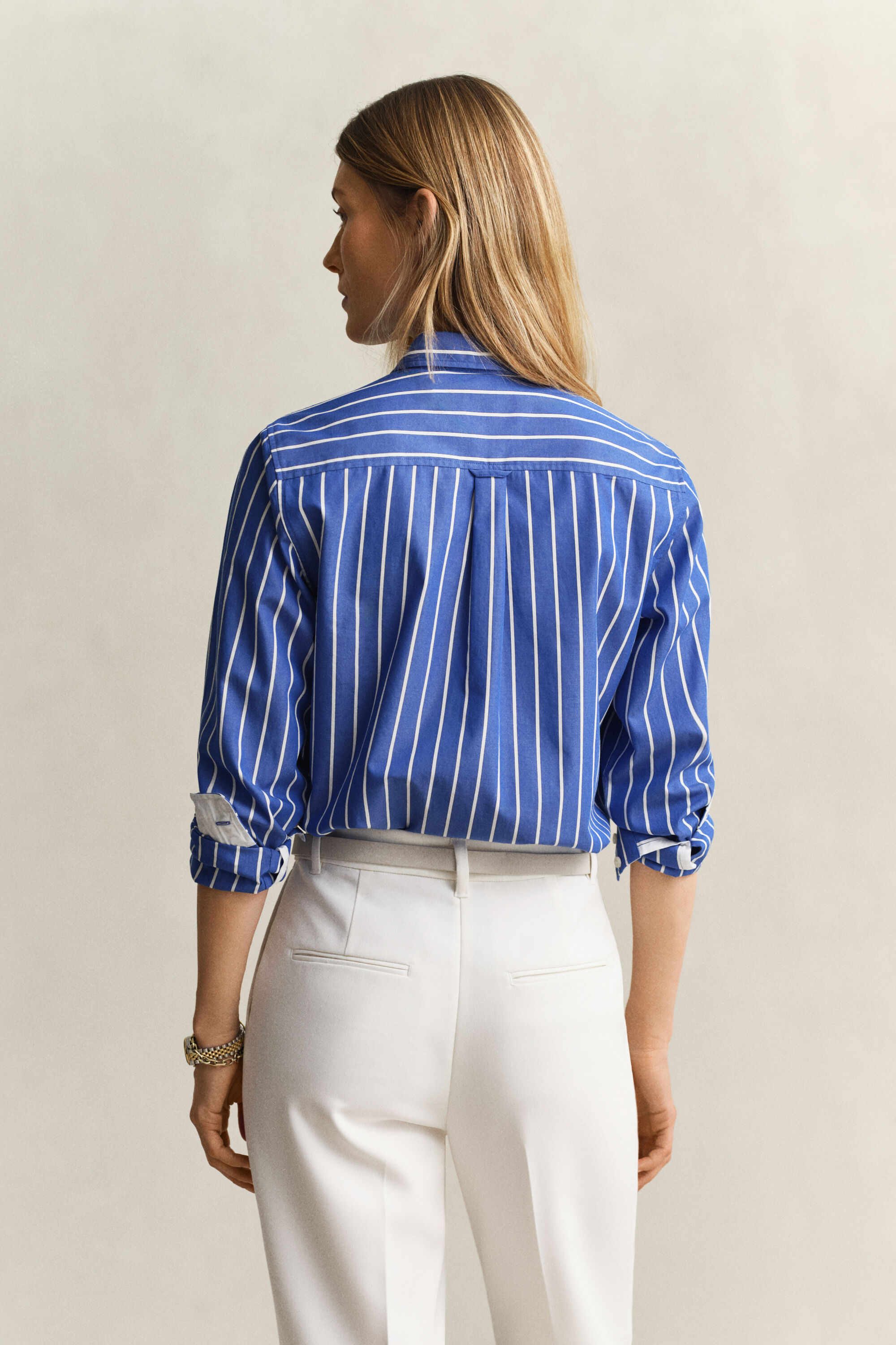 Regular Fit Classic Striped Poplin Shirt