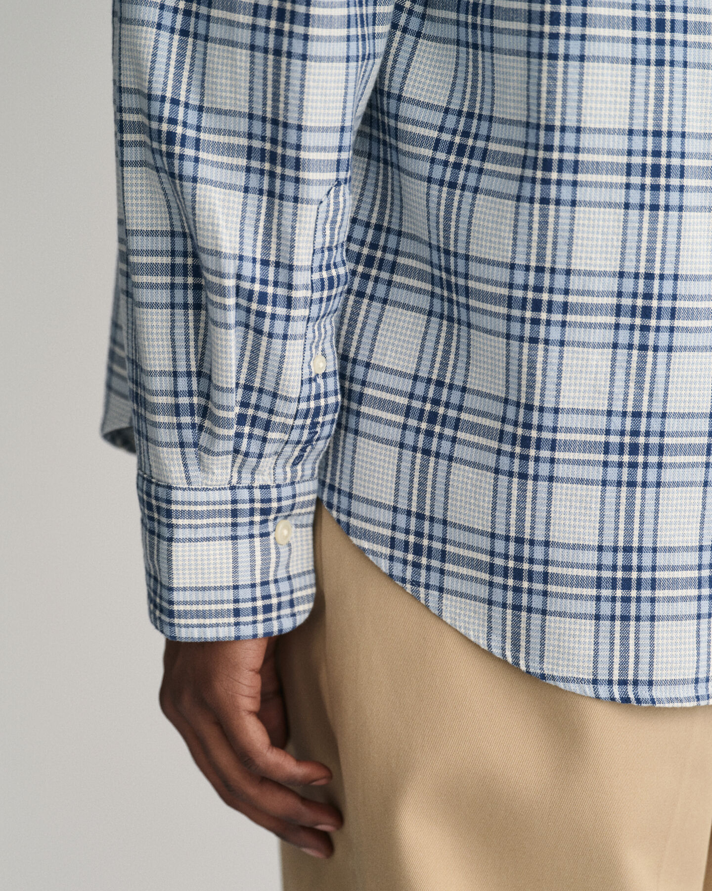 Relaxed Fit Textured Checked Shirt