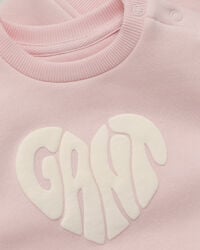 Baby Heart Graphic Crew Neck Sweatshirt