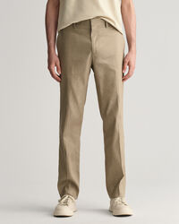 Slim Fit Cotton Linen Suit Pants