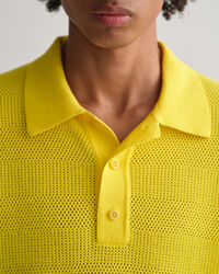 Textured Cotton Polo Shirt