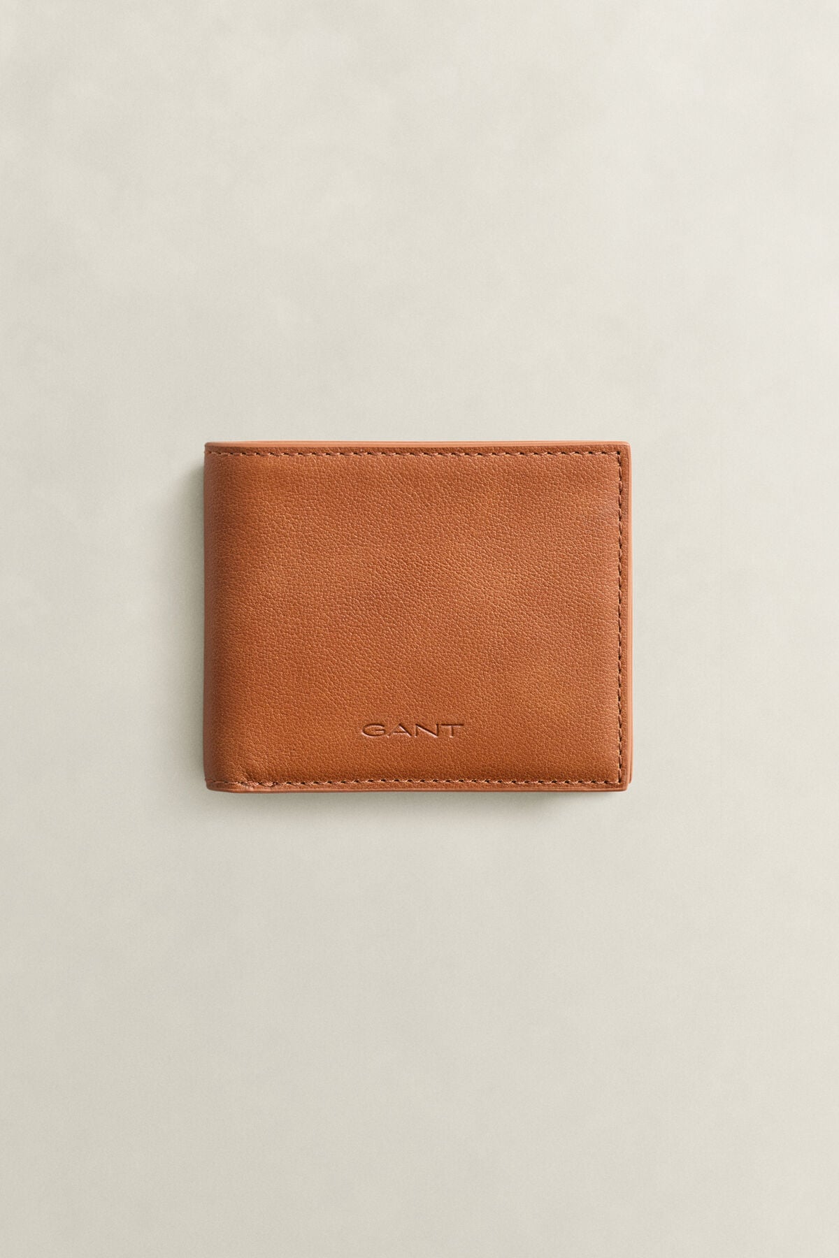 Leather Bifold Wallet — MAHOGANY BROWN