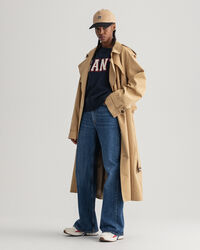 Logo Cotton Crew Neck Sweater