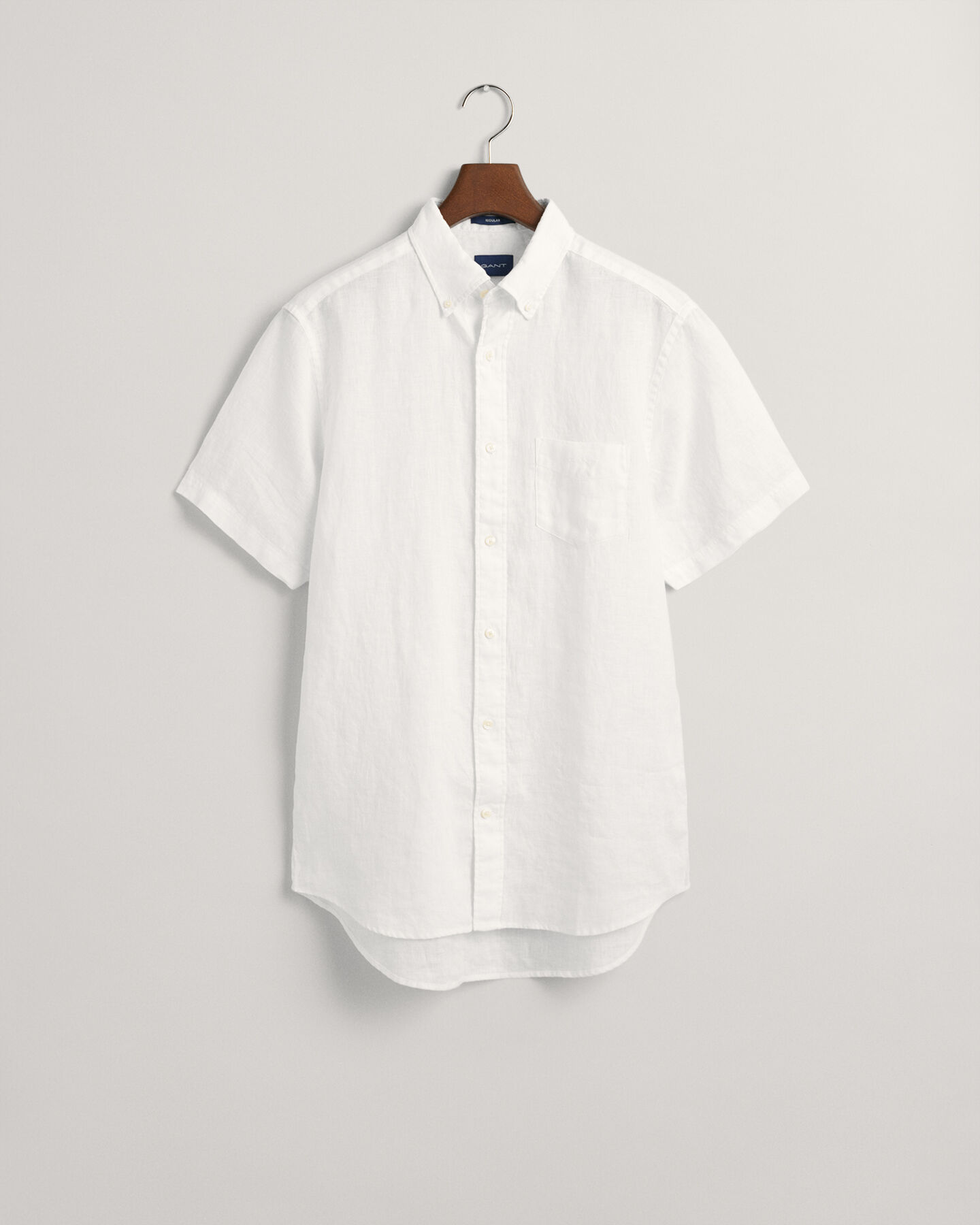 Regular Fit Linen Short Sleeve Shirt