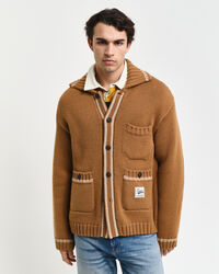 Buttoned Wool Cardigan