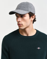 Ribbed Cotton Wool Crew Neck Sweater