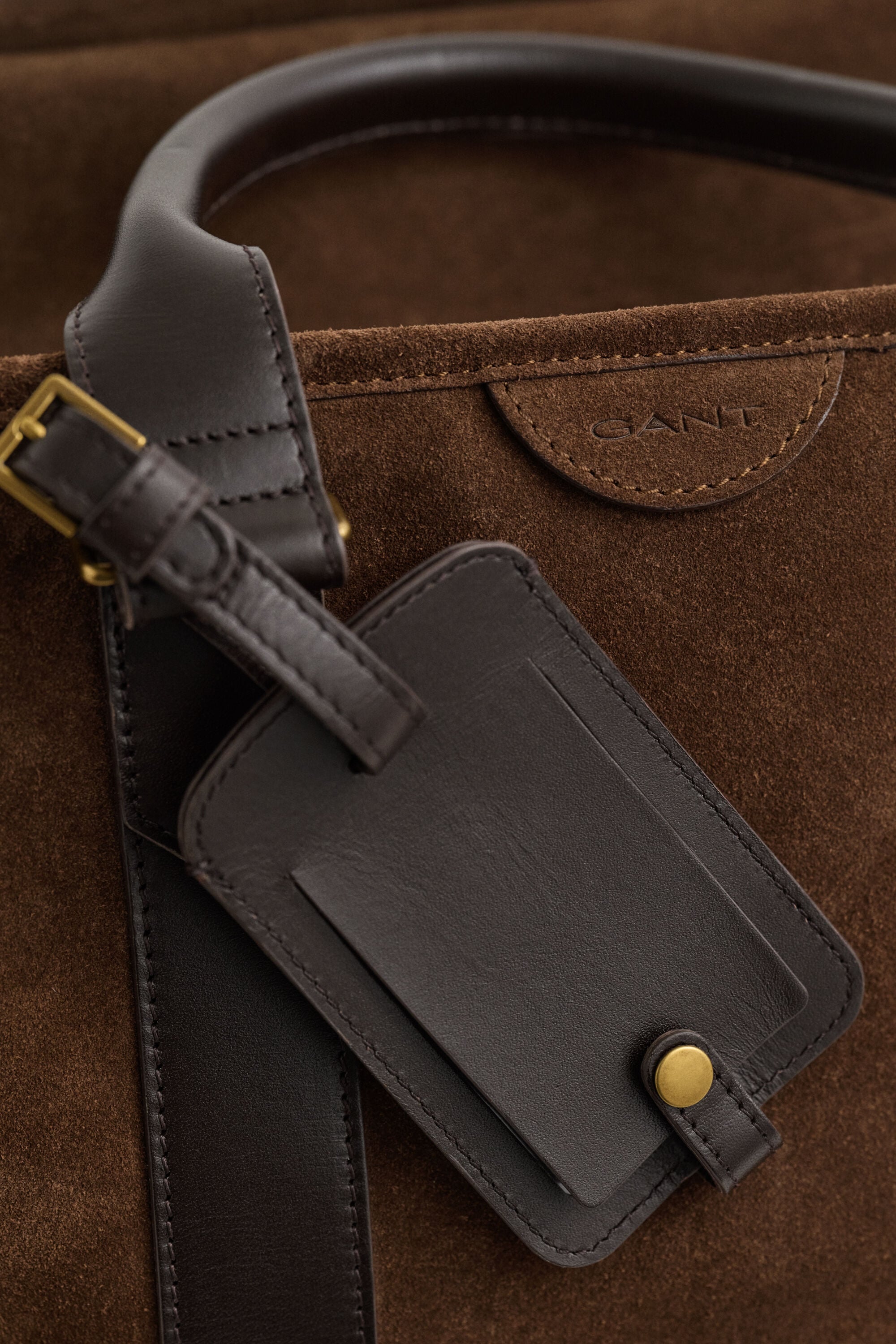 Suede Duffel Bag