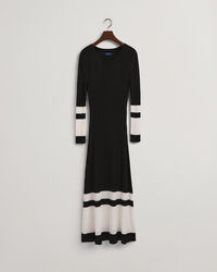 Block Stripe Ribbed Dress