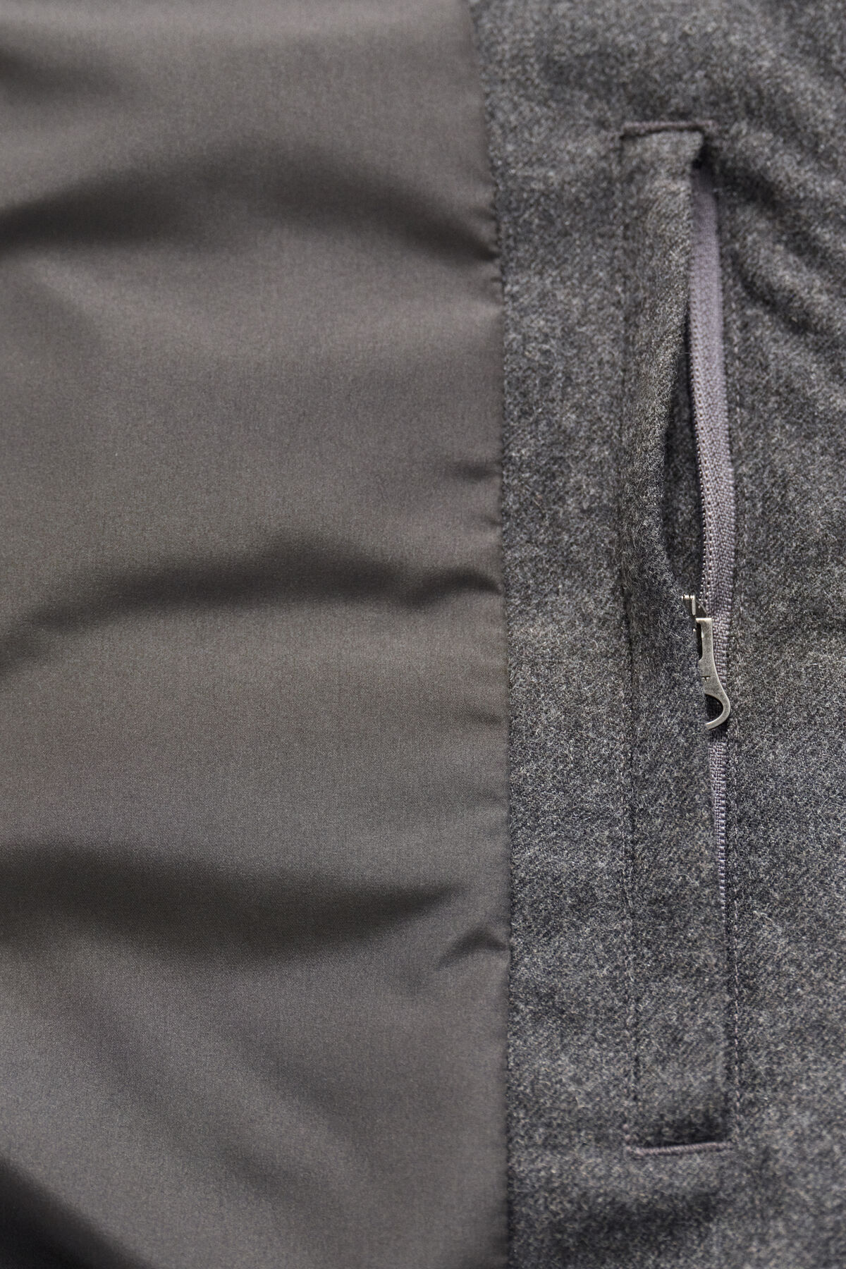 Hybrid Insulated Flannel Jacket — BLACK GREY