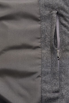 Hybrid Insulated Flannel Jacket — BLACK GREY 1