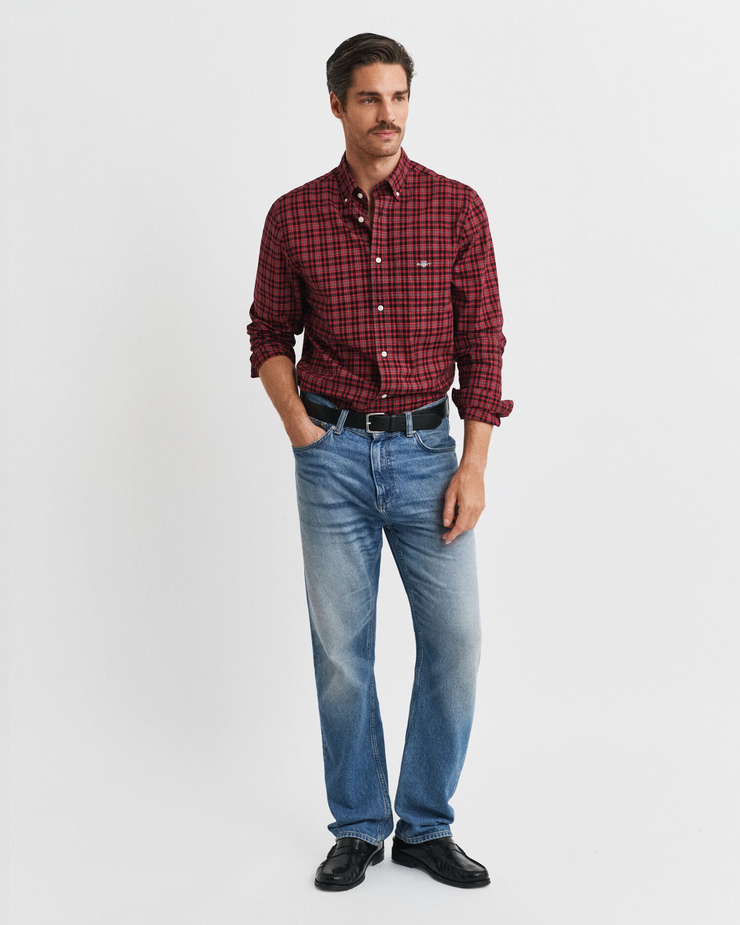 Regular Fit Classic Checked Poplin Shirt