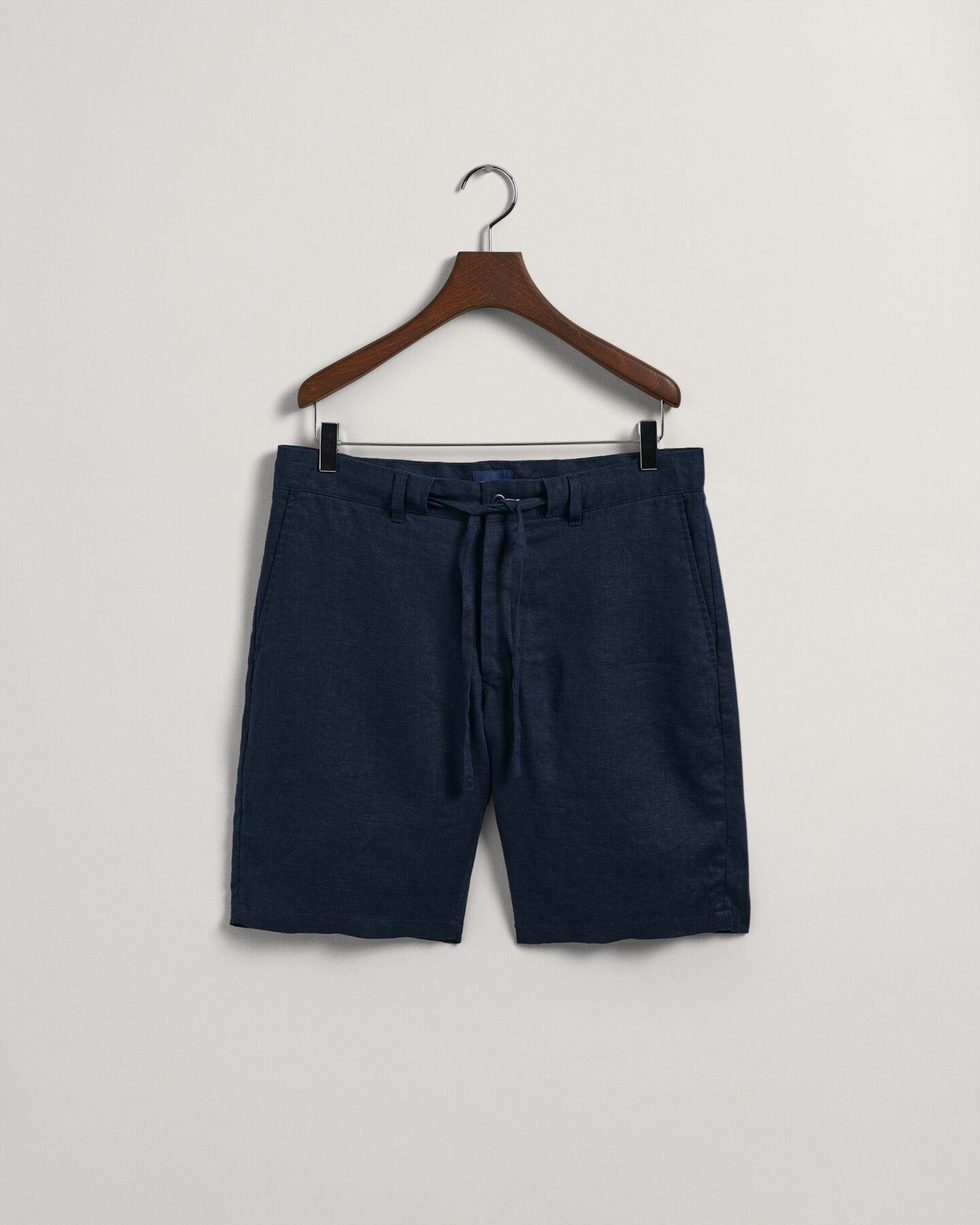 Relaxed Fit Linen Drawstring Shorts