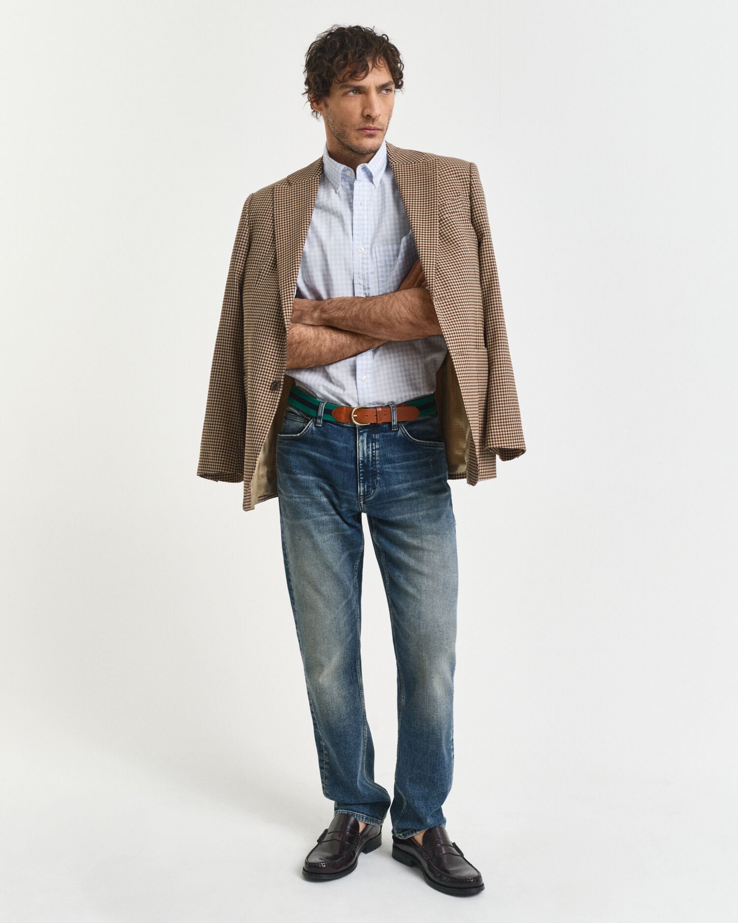 Regular Fit Classic Gingham Poplin Shirt