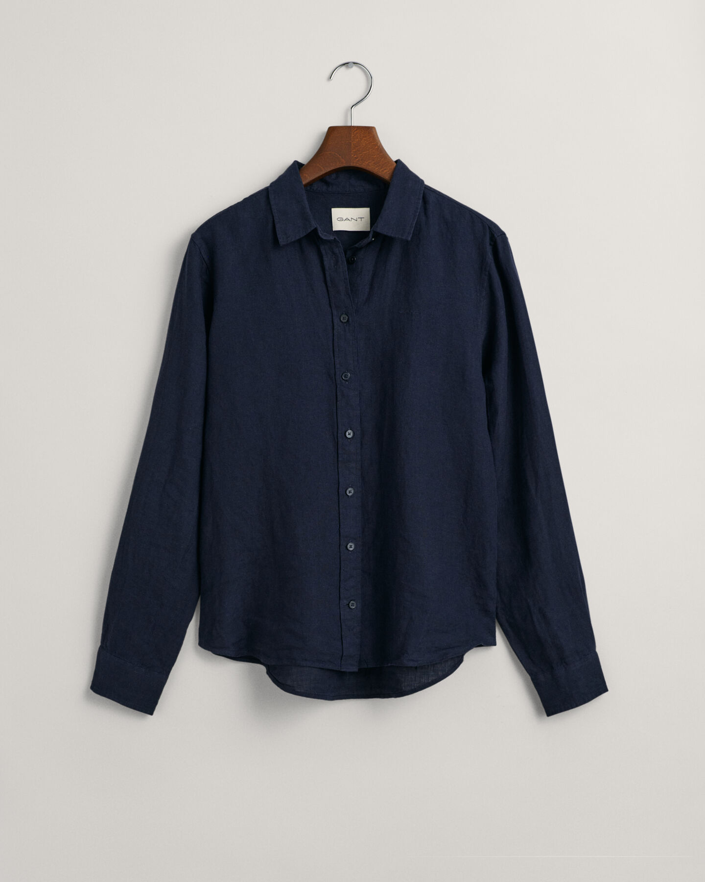 Regular Fit Linen Chambray Shirt
