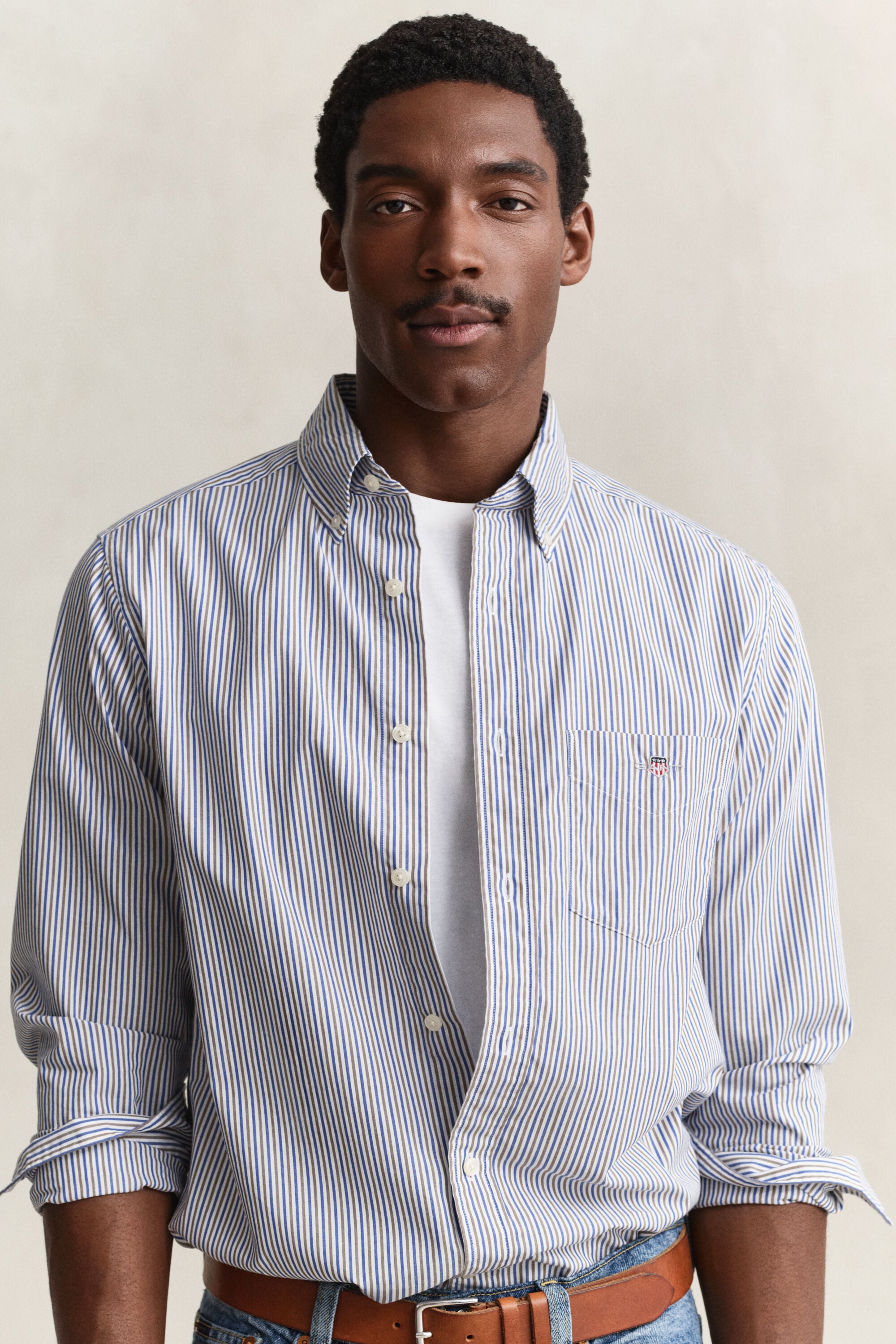 Striped Poplin Shirt