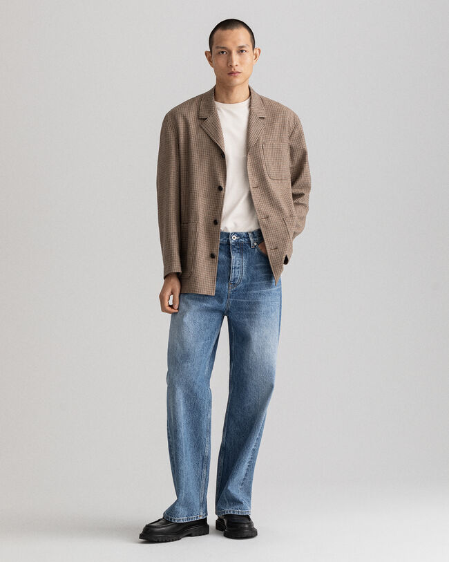 Checked Smock Jacket