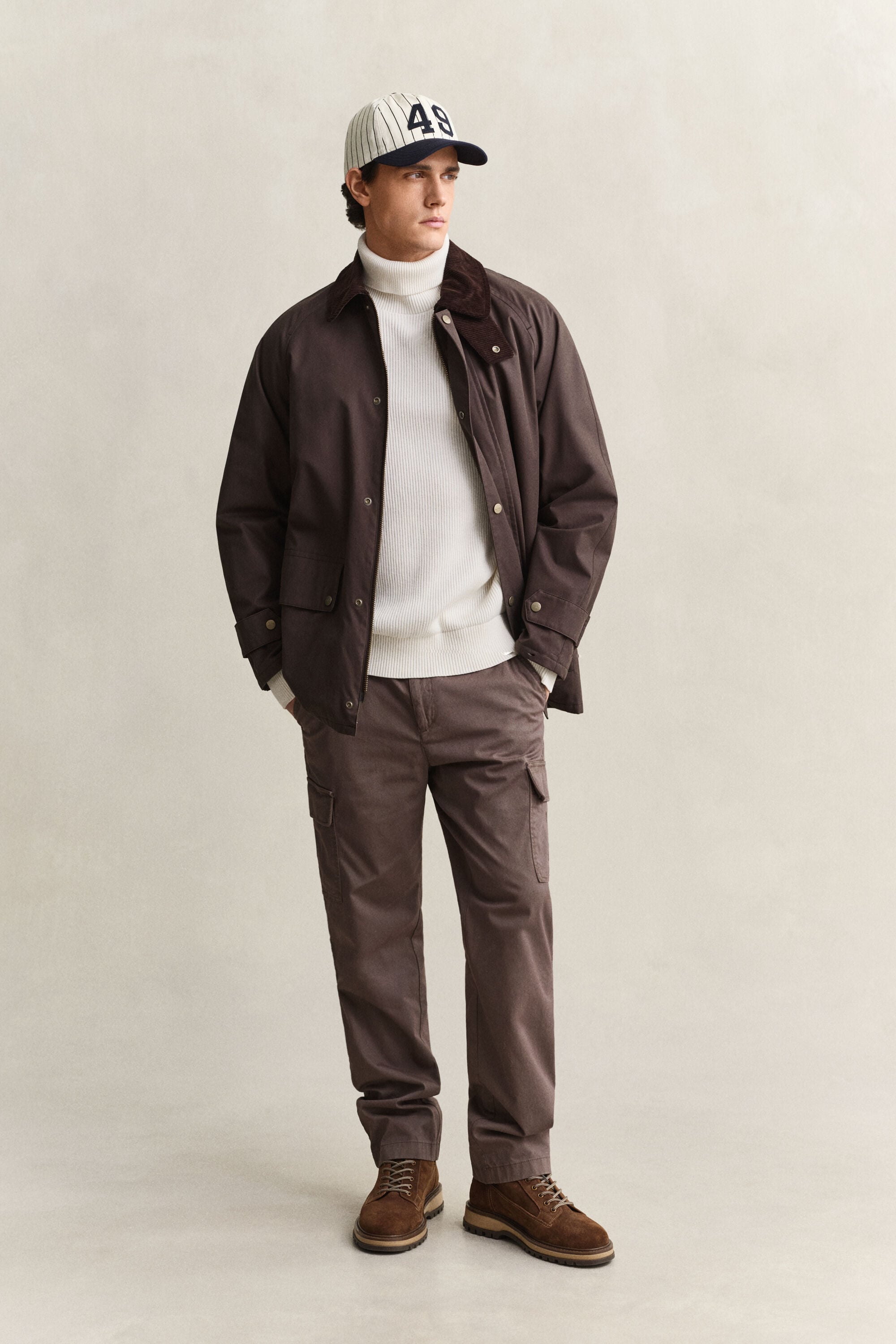 Cotton Merino Turtleneck