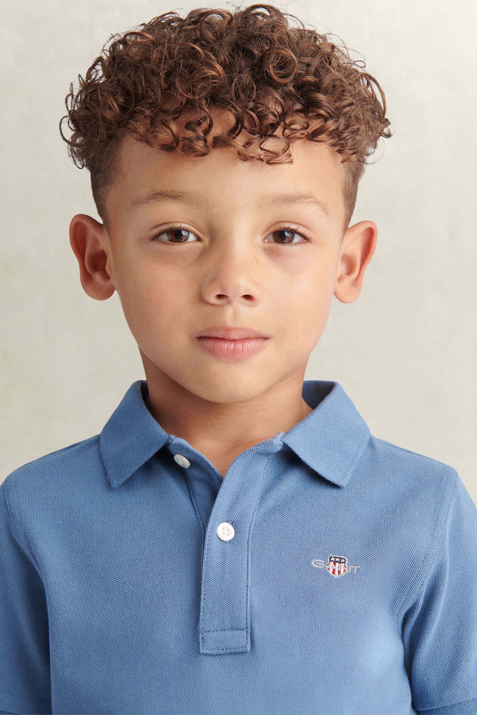 Kids Shield Polo Shirt — SALTY SEA