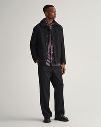 Relaxed Fit Dobby Stripe Shirt