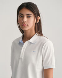 Teens Contrast Piqu&eacute; Polo Shirt