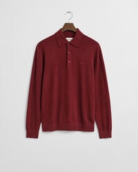 Extra Fine Merino Wool Polo Sweater