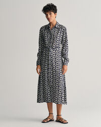 G Patterned Shirt Dress