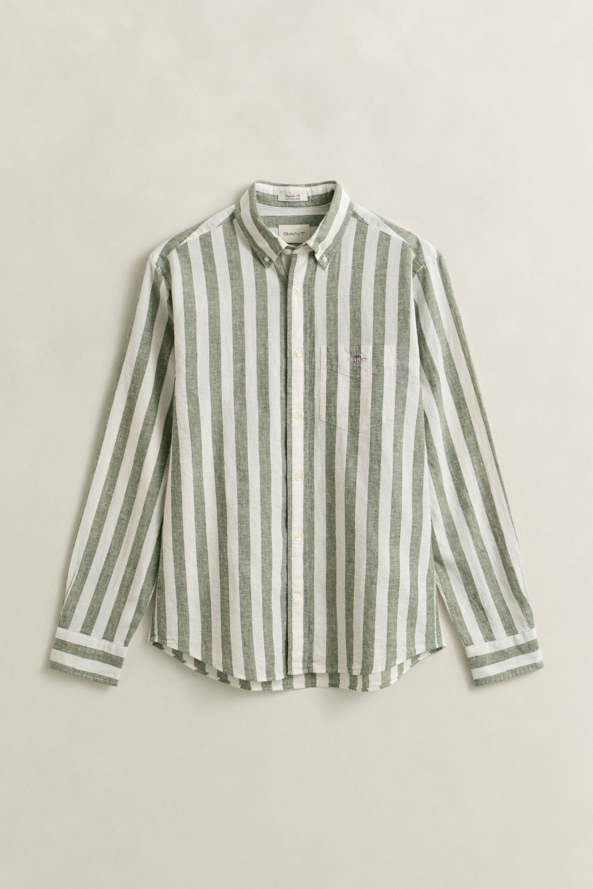 Striped Linen Blend Shirt