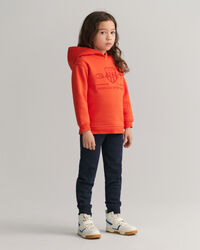 Kids Contrast Shield Hoodie
