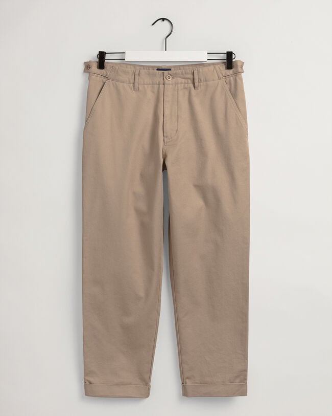 Tapered Cotton Chinos