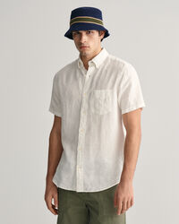 Regular Fit Linen Short Sleeve Shirt