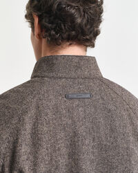 Wool Blend Harrington Jacket