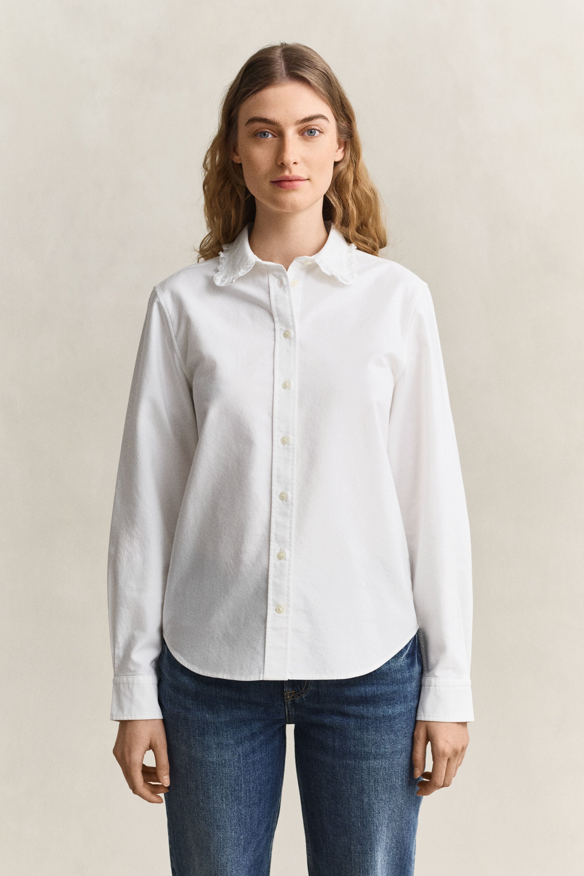 Frilly Classic Oxford Shirt