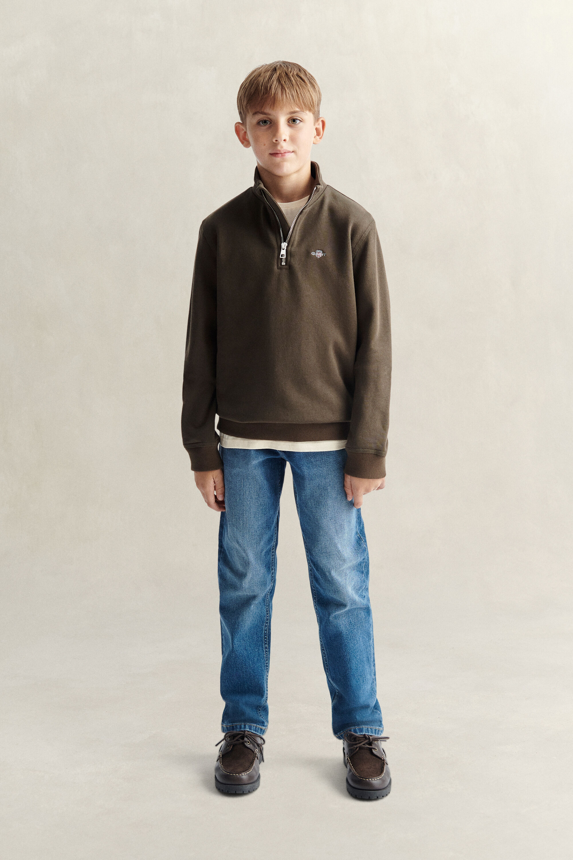 Teen Boys Shield Half-Zip Sweatshirt