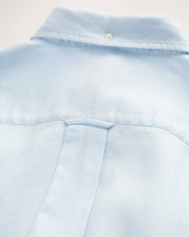 Regular Fit Textured Cotton Linen Shirt