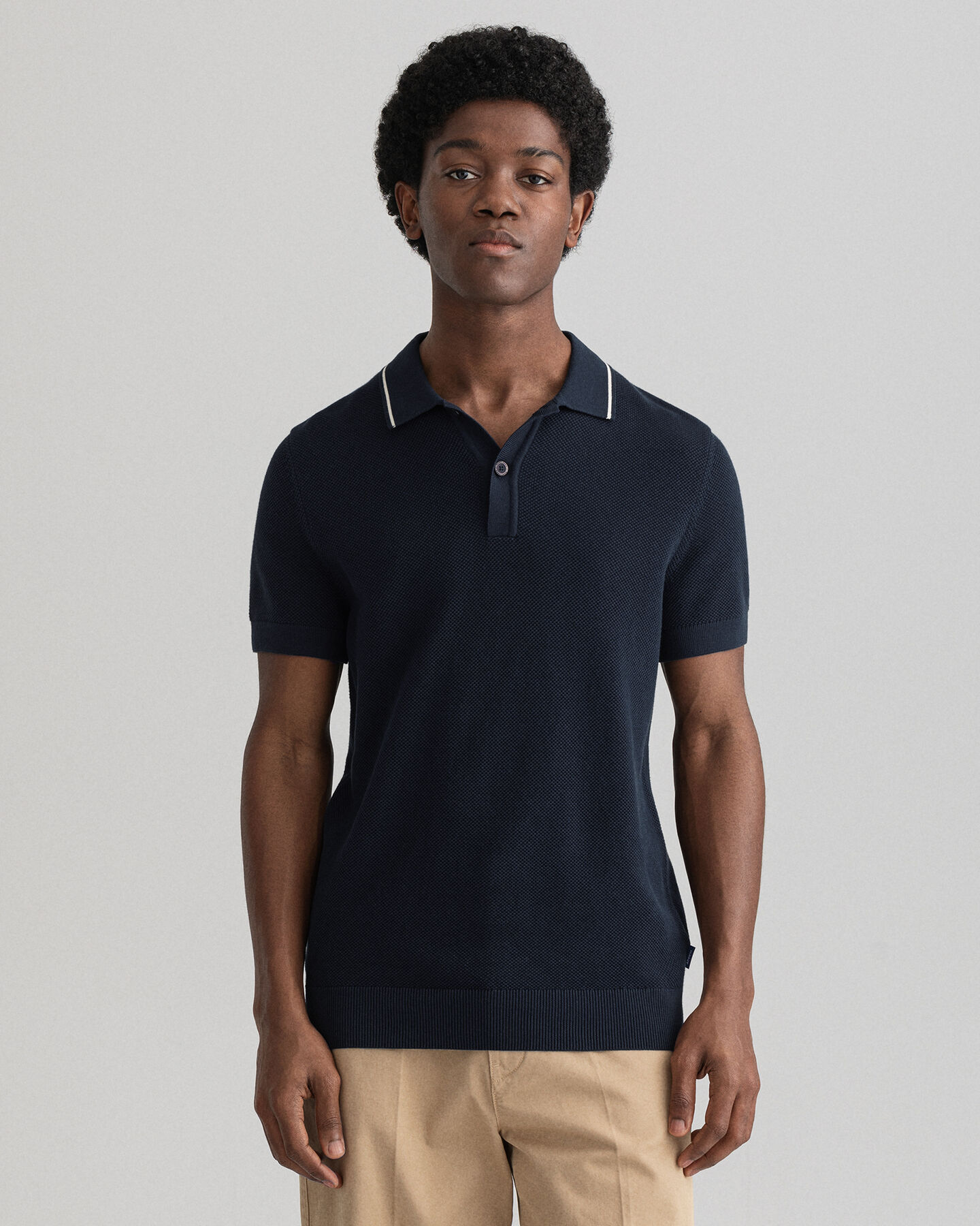 Piqué Texture Polo Shirt