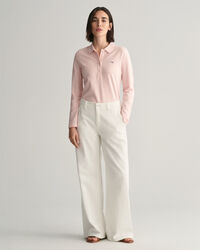 Shield Long Sleeve Piqu&eacute; Polo Shirt