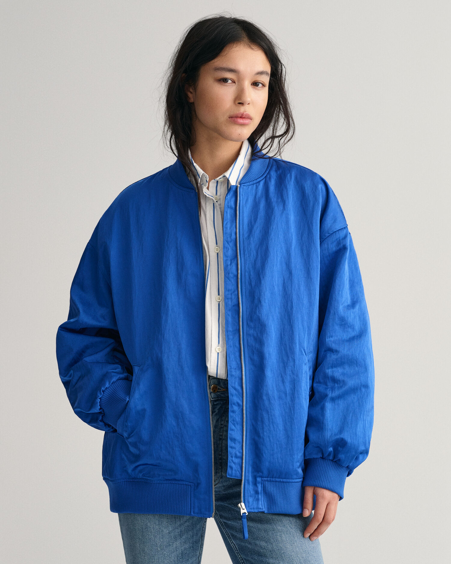 Satin Bomber Jacket - GANT