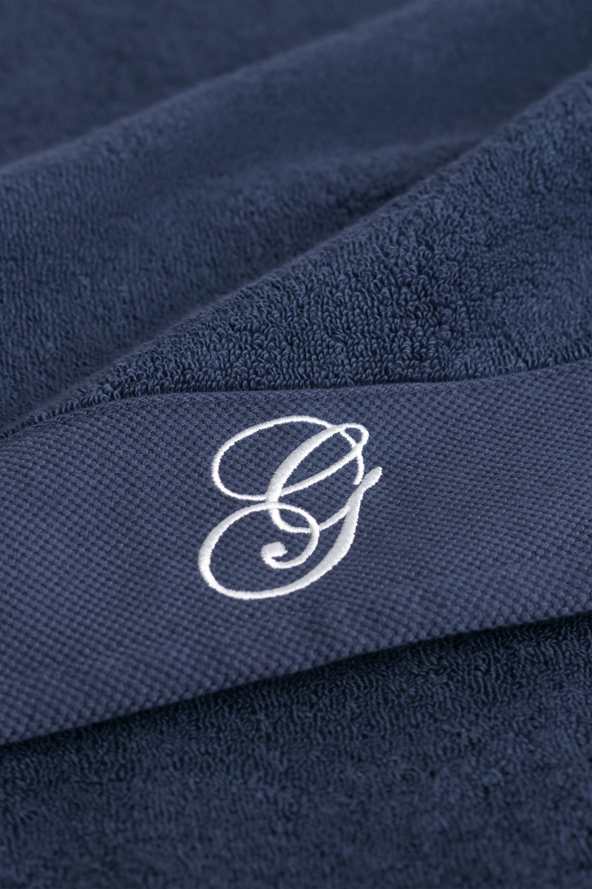 Embroidered Towel 70X140 — MARINE