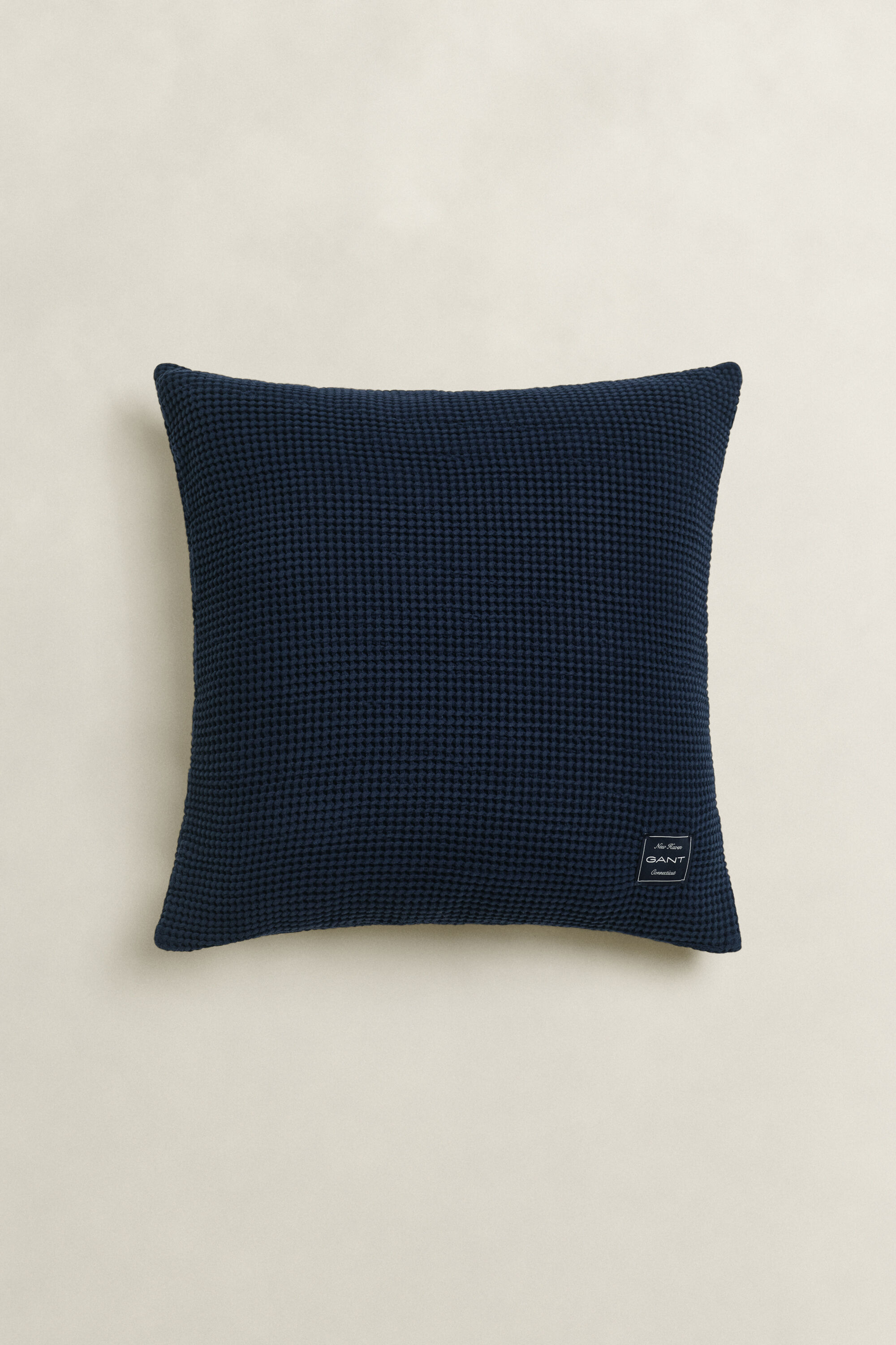 Waffle Textured Cotton Cushion