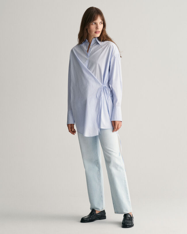 Oversized Wrap Shirt